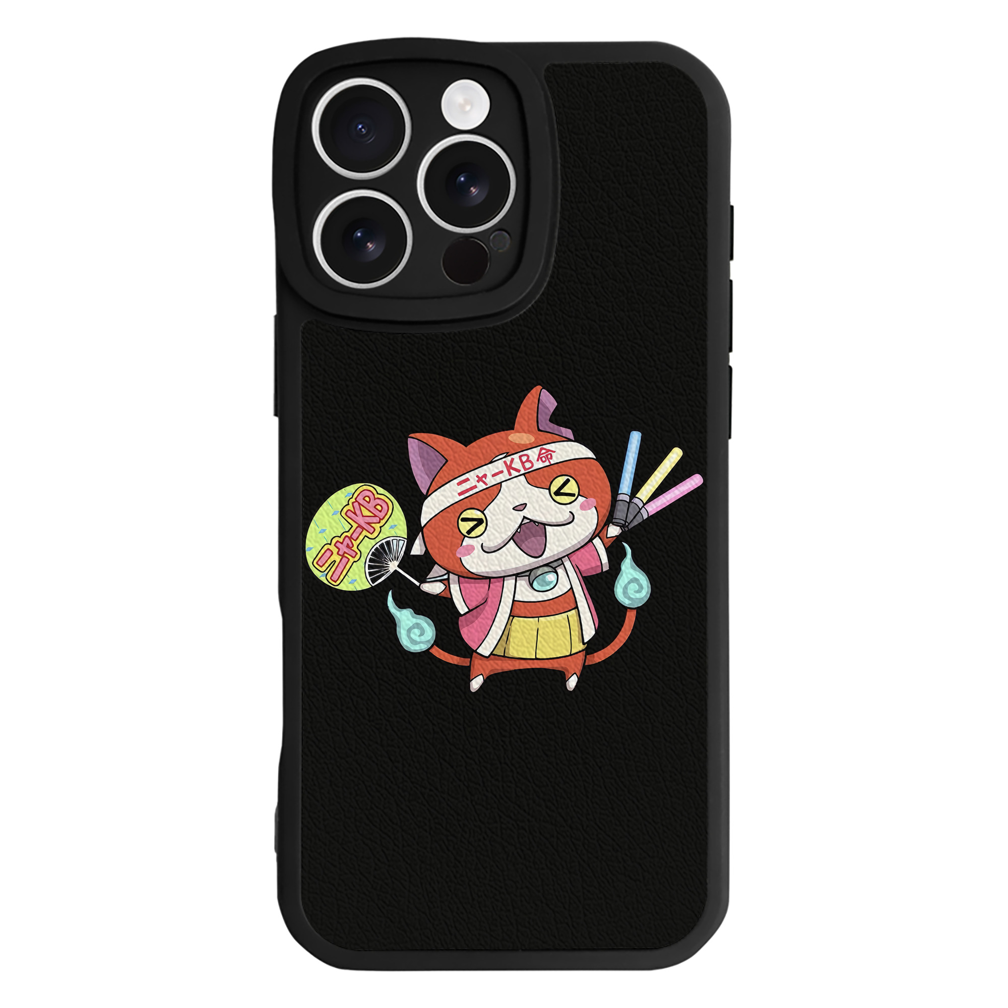 （画像用） 妖怪ウォッチ Yo-kai Watch 【iPhone 16シリーズ対応】シリコンスマホケース（レザー調） 材質：シリコン